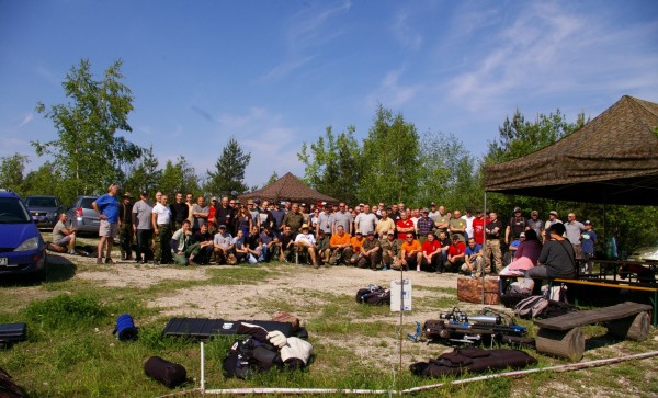 Uczestnicy VI Zawodów o&nbsp;Puchar Burmistrza Łaz 2016