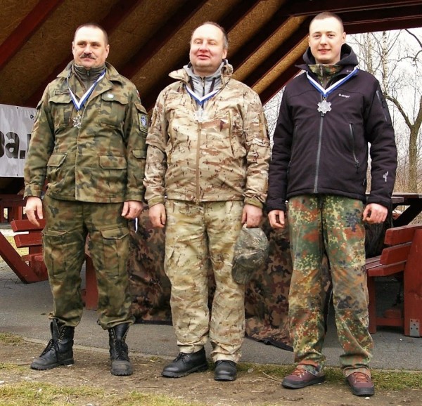 Kategoria HFT1 - od prawej: Tomasz Kaperek (III miejsce)