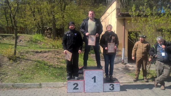 Kategoria FT - od lewej: Jarosław Majda (II miejsce), Sławomir Czapla (I miejsce), Katarzyna Millan (III miejsce)